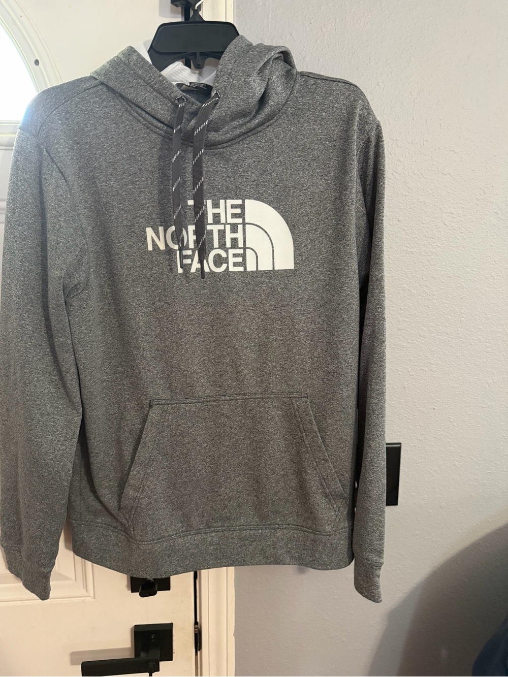 The North Face Men’s Gray Logo Hoodie